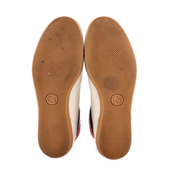 Gucci Bambi Rainbow High Top Sneakers Leather Neutral - Picture 4 of 5